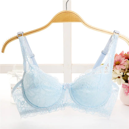 Big size 32 34 36 38 40 B C Lace Bralette summer bra Sexy Crop Top Bra Brassiere Intimates lingerie women t shirt dress bra