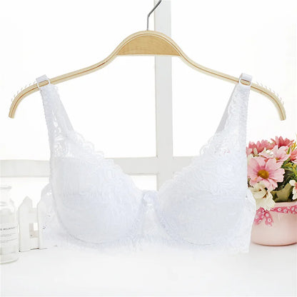 Big size 32 34 36 38 40 B C Lace Bralette summer bra Sexy Crop Top Bra Brassiere Intimates lingerie women t shirt dress bra