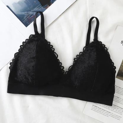 Lace Underwear Bras For Women Backless Bralette Women Bra Top Push Up Bra Gathered Brassiere Ladies Sexy Lingerie