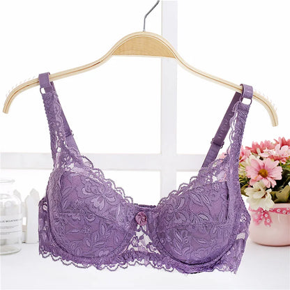 Big size 32 34 36 38 40 B C Lace Bralette summer bra Sexy Crop Top Bra Brassiere Intimates lingerie women t shirt dress bra