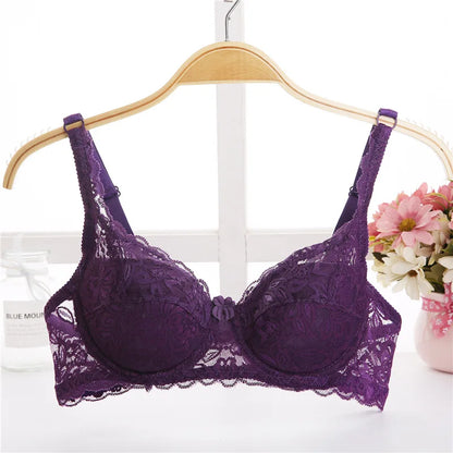 Big size 32 34 36 38 40 B C Lace Bralette summer bra Sexy Crop Top Bra Brassiere Intimates lingerie women t shirt dress bra