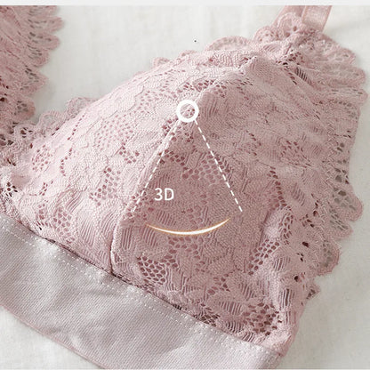 Lace Underwear Bras For Women Backless Bralette Women Bra Top Push Up Bra Gathered Brassiere Ladies Sexy Lingerie