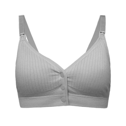 Pregnancy Seamless Nursing Bra Front Closure Comfortable Women's Push Up Breastfeeding Bra Maternity Underwear