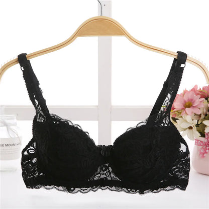 Big size 32 34 36 38 40 B C Lace Bralette summer bra Sexy Crop Top Bra Brassiere Intimates lingerie women t shirt dress bra