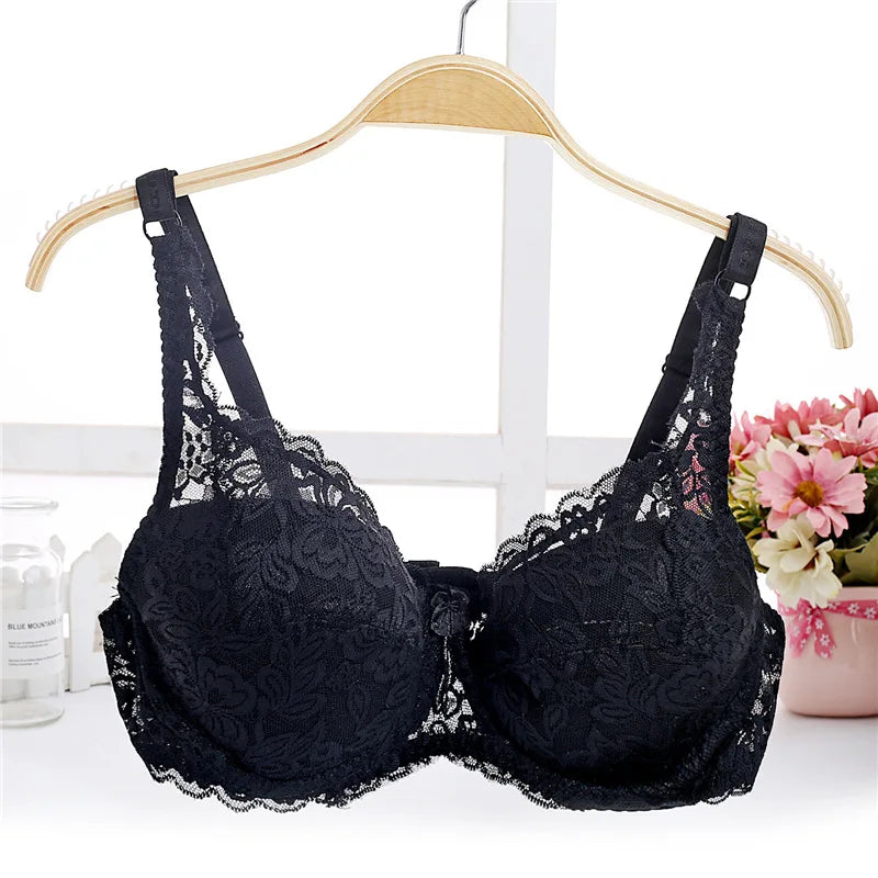 Big size 32 34 36 38 40 B C Lace Bralette summer bra Sexy Crop Top Bra Brassiere Intimates lingerie women t shirt dress bra