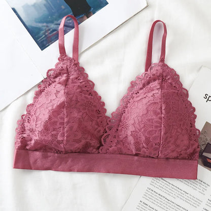 Lace Underwear Bras For Women Backless Bralette Women Bra Top Push Up Bra Gathered Brassiere Ladies Sexy Lingerie