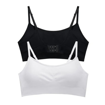 Women Daily Comfort Wireless Soft Bra Sexy Adjustable Plus Size Bralette Lingerie Female Removable Pad Underwear S-3XL 2101
