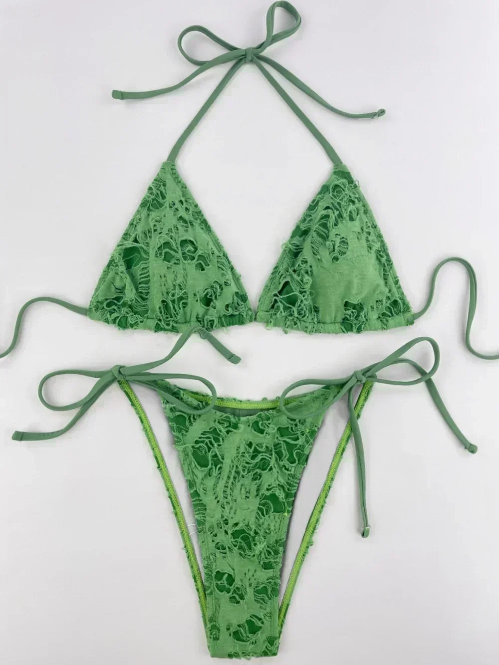 green bikini / L