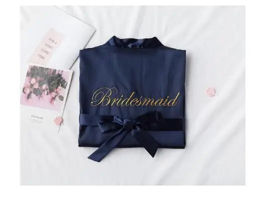navy Bridesmaid / L