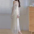 Beige Yellow Robe / L