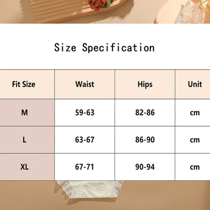 6Pcs/Set Women Ice Silk Seamless Briefs Sexy Comfortable Stretchy Semi Sheer French-Cut Panties Women's Underwear Breathable