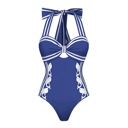 2026 High Quality One Piece Swimsuit Floral Ruffle Printed Push Up Women Bikini Set Swimwear Slimming Bathing Suit Beach Wear