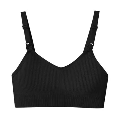 Comfortable Nursing Bras Anti Sagging Without Steel Rings Breastfeeding Underwear 3D Support Soft Seamless Maternity Bra Women