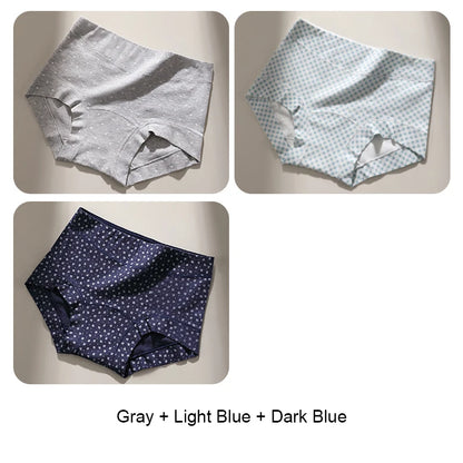 Breathable Women Underwear Lady Fashion Plus Size Panties Set Pack Boxer Briefs for Women Cotton Panties Woman Women's Lingerie