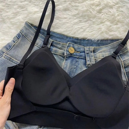 New Nylon Cotton Women's Invisible Bra No Steel Frame Breathable Ladies Sexy Bras Backless Brassiere Women Girls