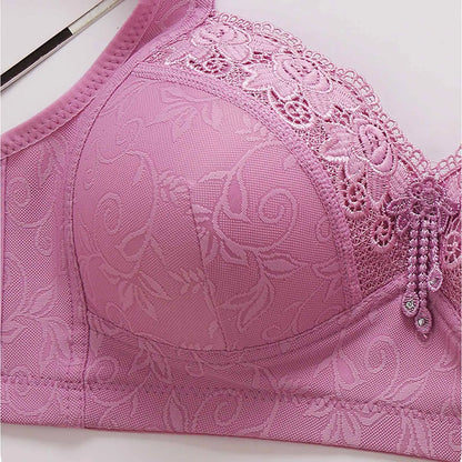 Sexy Lace Seamless Large Size Women's Sports Bra Comfortable Breathable Beauty Back Vest Sleep Gathered Wrapped Chest Tube Top