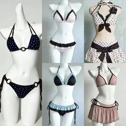 Trendy Floral Print 3 Piece Bikini Set Women Low Waisted Tummy Control Push Up Stylish Beach Outfit Swimwear 2026 Beachwear New