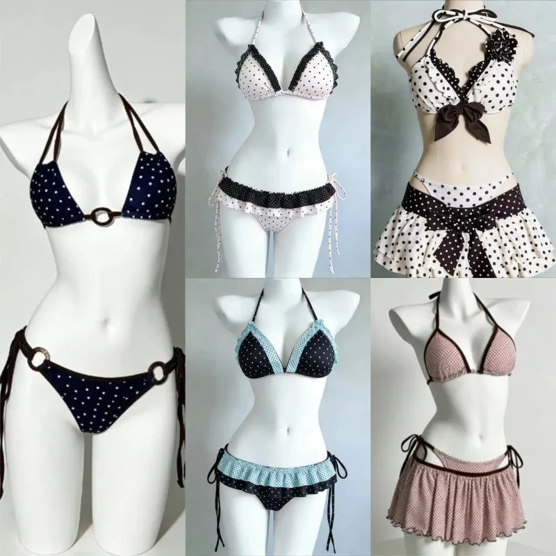 Trendy Floral Print 3 Piece Bikini Set Women Low Waisted Tummy Control Push Up Stylish Beach Outfit Swimwear 2026 Beachwear New