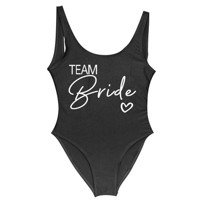 S-3XL White Bridal Swimsuit Women 2025 New Team Bride One-Piece Swimwear For Bachelorette Party Hen Party Bathing Suits