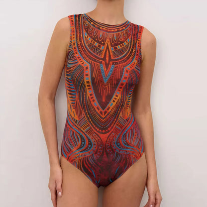 2025 UPF50 Sheer Rash Guard One-Piece Set Swimsuit Women Sexy Vest Swimwear Sun Protection Bodysuit Beachwear