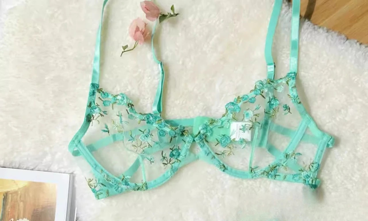 XL / Green bra