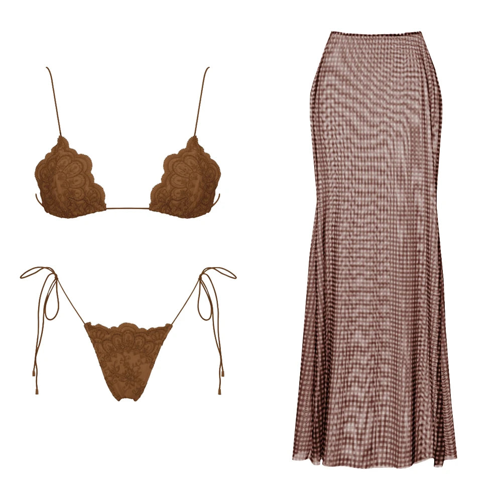 bikini and skirt 16 / L