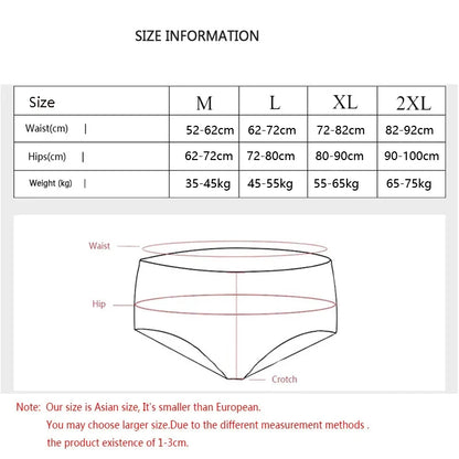 5Pcs Cute Print Young Girls Briefs Cotton Panties Women Breathable Underwear Sexy Low-Rise Ladies Underpants Female Lingerie