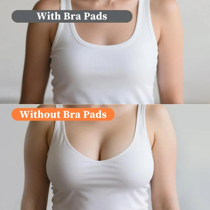 Double Sided Sticky Bra Inserts Push Up Adhesive Bra Pad Breast Enhancer Cup Add Up Pads for Bikini Swimsuit Strapless Dress
