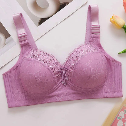 Sexy Lace Seamless Large Size Women's Sports Bra Comfortable Breathable Beauty Back Vest Sleep Gathered Wrapped Chest Tube Top