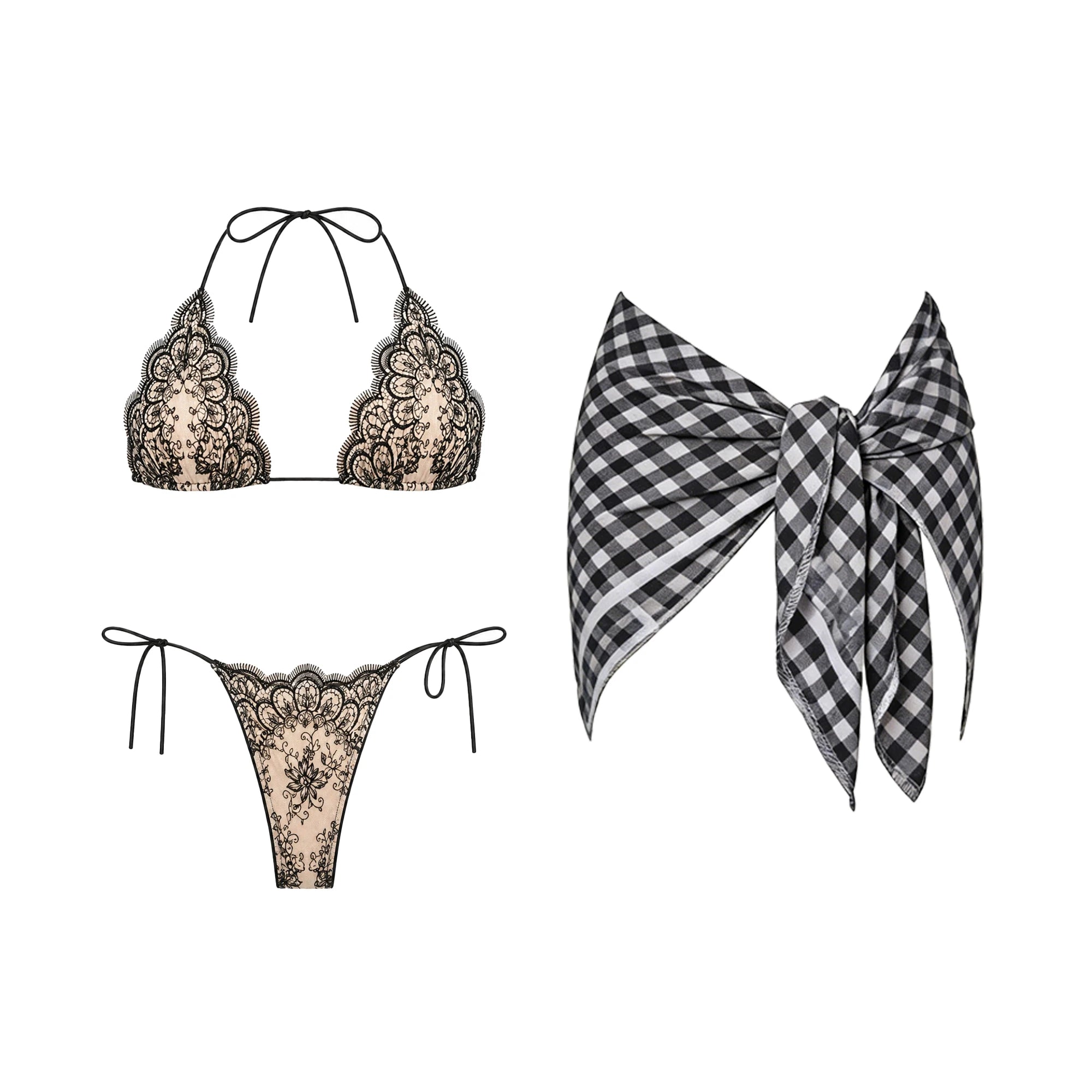 bikini and skirt 12 / L