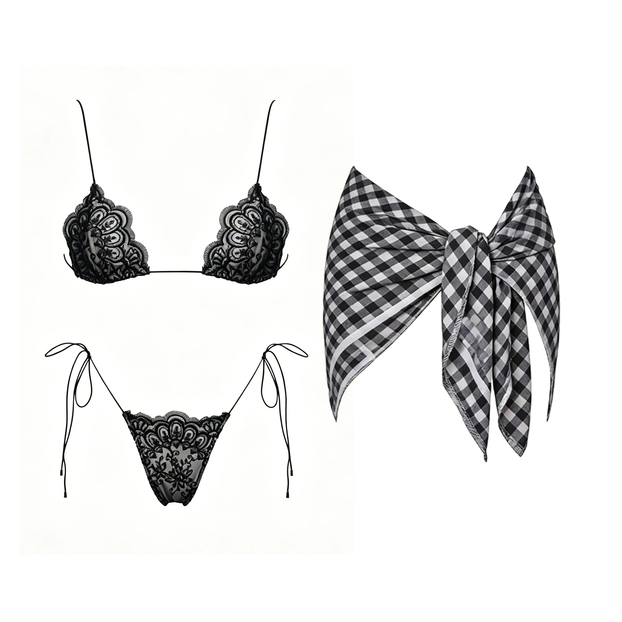 bikini and skirt 4 / L