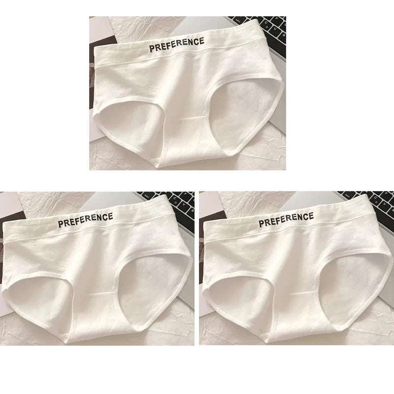 White 3pcs / M / 1 pack