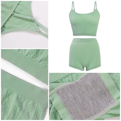 Spring Summer Langerie Sets Sexy Underwears Women Micro Underwear Solid Color Wearing Outside Women's Bra and Panties Sets Below