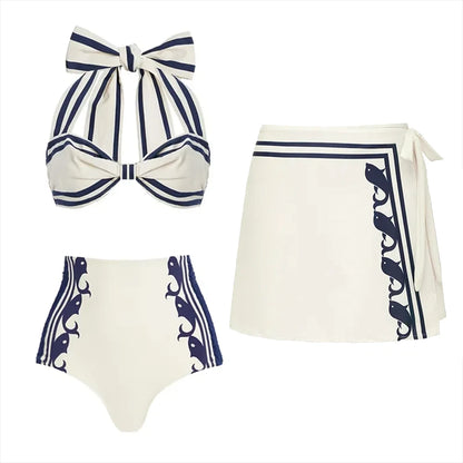 2026 High Quality One Piece Swimsuit Floral Ruffle Printed Push Up Women Bikini Set Swimwear Slimming Bathing Suit Beach Wear