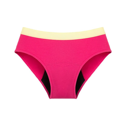 Reusable Menstrual Panties Teens Period Panties Leak Proof Women Underwear Absorption Physiological 4Layer Macaron Color